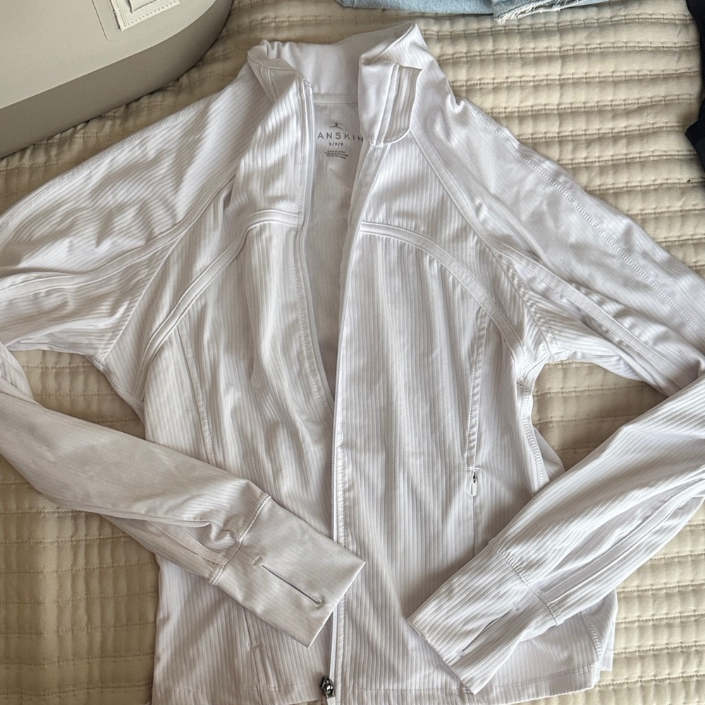 Danskin White Utility Jacket for Women